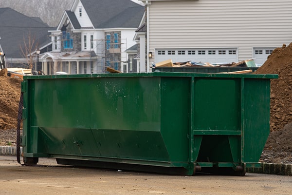 some construction dumpsters may have locking features available for added security